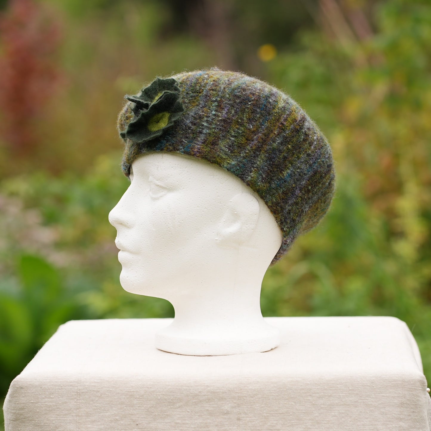 Béret 100% laine feutrée - Camo 2